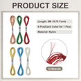 thumbnail image 2 of Uxcell 6 Skeins Embroidery Floss Nylon 8.75 Yards Length Metallic Embroidery Thread for Beginners 6 Colors, 2 of 6