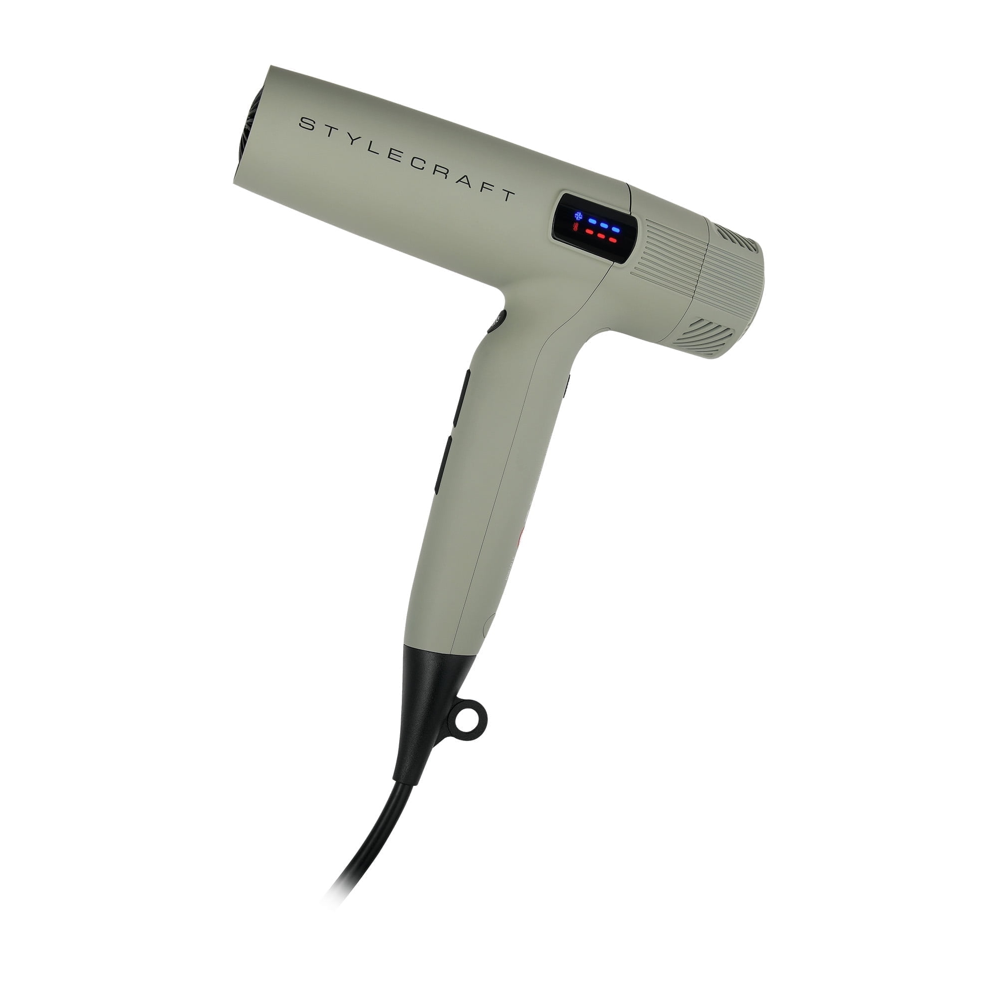 StyleCraft Sage Hair Dryer Professional Lightweight with 2 Concentrator Nozzles, 1 Diffuser