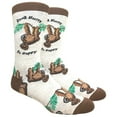 thumbnail image 3 of Don't Hurry, Be Happy Sloth Socks (Adult Large - Men's Shoe Sizes 8-12), 3 of 3