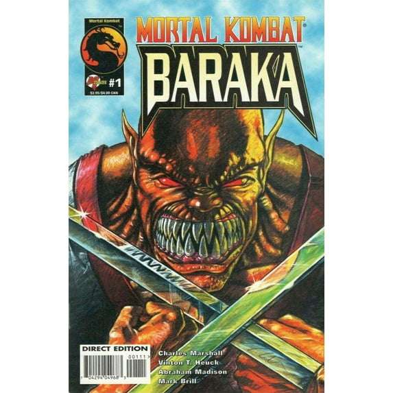 Mortal Kombat: Baraka #1 VF ; Malibu Comic Book