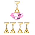 thumbnail image 2 of Joernso Nail Holder Lotus Shape Strong Magnetic Acrylic Manicure Display Practice Stand for Salon, 2 of 8