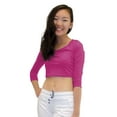 thumbnail image 2 of Top - Crop Top, 3/4 Sleeve, 2 of 2