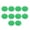 Green, variant on 10 Pieces Spot Markers Sit Floor Spots Circles Self Sticky 4 inch Spot Marker Sticker for Sports Teacher Tools Teaching Yoga Exercise Blue