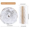 thumbnail image 2 of Cinta de yute de 2,5 cm de ancho con ribete de encaje, ideal para bodas, decoración de cumpleaños y más - 10 m de largo, 2 of 5