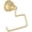 Satin Unlacquered Brass, variant on Rohl A6892 Palladian Wall Mounted Euro Toilet Paper Holder in Polished Chrome