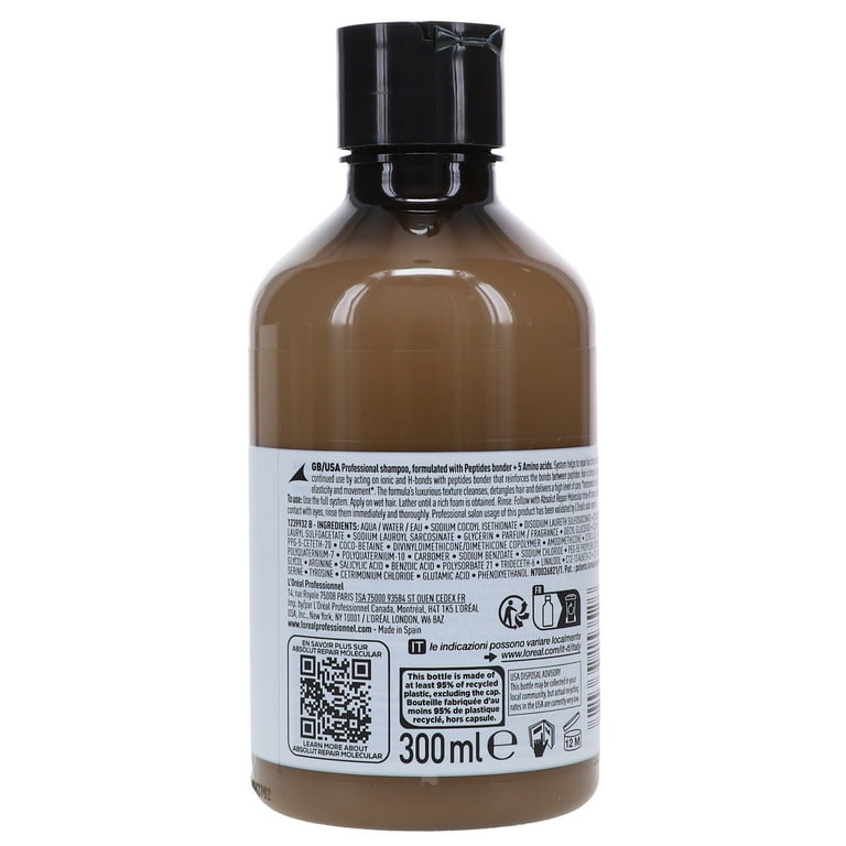 L'Oreal Professionnel Absolut Repair Molecular Shampoo 10.14 oz