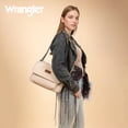 thumbnail image 6 of Wrangler Shoulder Bag for Women Retro Purses and Handbags Crossbody Bags with Chain Strap, Beige, 6 of 8