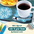 thumbnail image 3 of Kit Posavasos Artístico Con 8 Piezas Acrílico Forma Especial Muñeco Nieve Copo, 3 of 8