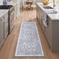 thumbnail image 6 of KUETH Modern 3x5 Area Rugs for Living Room, Non Slip Machine Washable Retro Rugs, Low Pile Chenille Print Rug for Bedroom, Dining Room, Home Office, 6 of 8
