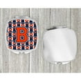 thumbnail image 4 of Letter B Football Orange Blue and white Compact Mirror CJ1066-BSCM, 4 of 4