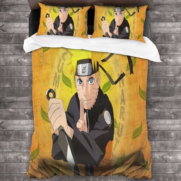 3PCS Naruto Bedding Bed Set Twin Full Queen King Size Cool Itachi