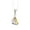Gold, variant on Art Attack Two Tone I Love My Dog Chain Necklace, Forever In My Heart Pet Lover Puppy Mom Rescue Charm Pendant, Black