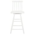thumbnail image 3 of SAFAVIEH Quai Modern Style Swivel Counter Stool, Grey (16.9 in. W x 16.7 in. D x 39.8 in. H), 3 of 5