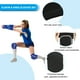 thumbnail image 4 of Uxcell 4 Pair 5.3"/5.1" mangas de brazo y rodilleras de voleibol con almohadillas de protección y agujero para el pulgar para adolescentes y mujeres, negro, rosa, 4 of 7
