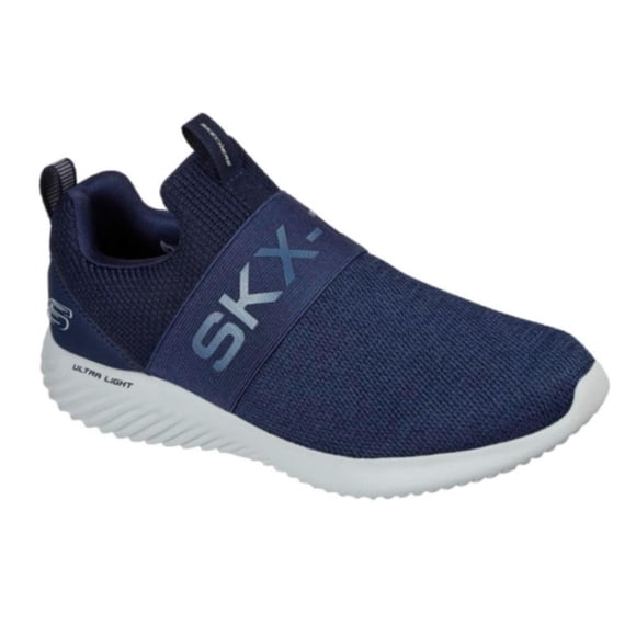 Tenis Hombre SKECHERS Textiles Versatil Memory Foam azul 25.5