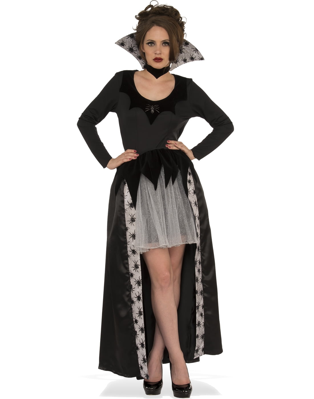 Spider Queen Adult Women Gothic Witch Vampire Halloween CostumeStd