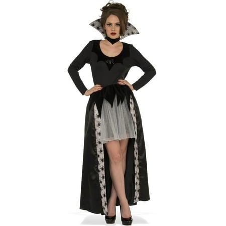Spider Queen Adult Women Gothic Witch Vampire Halloween Costume-Std