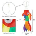 thumbnail image 4 of In the Breeze 5208 — 30-inch Rainbow Damsel Fish Windsock —Large and Colorful Fishsock with Applique Design, 4 of 5
