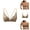 B-Beige, variant on Sports Bras for Women Front Closure Strappy Bra No Underwire Push Up Seamless Racerback Yoga Gym Bralettes Workout Bra