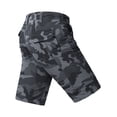 thumbnail image 6 of Zimjoy Men's Camo Ripstop Tactical Cargo Shorts Multi Zipper Pocket Quick Dry Knee Length Outdoor Hiking Fishing Utility Work Shorts Gray 2XL, 6 of 8