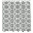 thumbnail image 3 of Ambesonne Peacock Shower Curtain, Greyscale Bird Feathers, 69"Wx84"L, Black Grey Pale Grey, 3 of 3