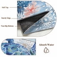 thumbnail image 6 of Non-Slip Rug Pad Rugs Summer Sea Turtle Ocean Coral Starfish Rectangle Area Rugs 5x7Ft Soft Carpet Pads for Living Room Kids Room, Blue Wood Grain, 6 of 9