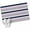 Navy blue, pink, gray, variant on Area Rug for Living Room, Purple Grey Striped Non-Slip Indoor Large Carpet for Bedroom/Dining Room, Farmhouse Stripes Modern Abstract Art Washable Low-Profile Rectangle Floor Runner Rugs - 5 x 8 Ft