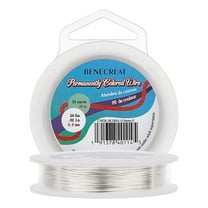 24 Gauge Copper Wire - Resistant Silver Craft Jewelry Wire 98 Feet Bendable DIY