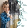thumbnail image 3 of Blackout Kids Curtains,Black Marble Gold Line Pattern Childrens Insulated Curtains Set Of 2,Bedroom Essentials,Toddler Room Decor 42"x84", 3 of 5