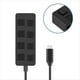 thumbnail image 2 of Botón de 4 Puertos USB3.0 HUB Switch USB Splitter1 una 4 Hub Type-C Extender para Accesorios de Computadora Portátil,A, 2 of 5