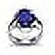 thumbnail image 2 of Certified Unheated Untreatet 7.25 Ratti A+ Quality Natural Blue Sapphire Neelam Gemstone Silver Ring For Women'S And Men'S-B0BRX2, 2 of 2