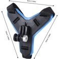 thumbnail image 5 of Action Camera Chin Mount for Motorcycle Helmet Strap Action Camera Mount Compatible with GoPro Hero 9 8 7 6 5, 5 of 5