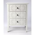 thumbnail image 6 of Butler Specialty Kinsley Glossy 3-Drawer Accent Chest In White, 6 of 7