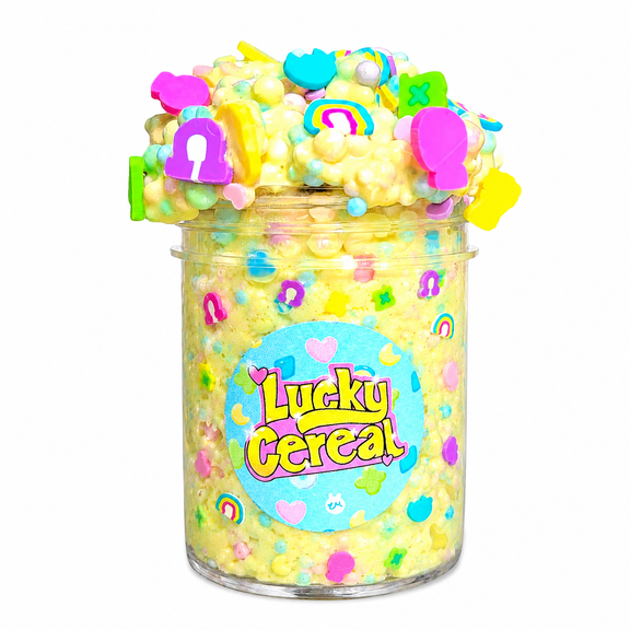 Hoshimi Slimes Marshmallow Cereal Floam Slime, Scented Crunchy Sensory Toy, 4 oz