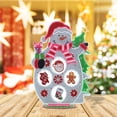thumbnail image 2 of Cuadros Decorativos Kits de mosaico de arte de tema de Navidad colgante de pintura de diamante DIY 5D para dormitorio JShteea Nuevos Originales, 2 of 9