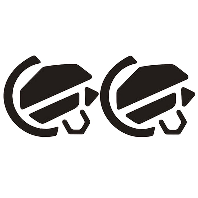 KAKOWELY 2 Sets Wireless Mouse Skate Compatible for G502 Gaming Mouse Feet Sticker,2.05X"X1.89"X0.12"
