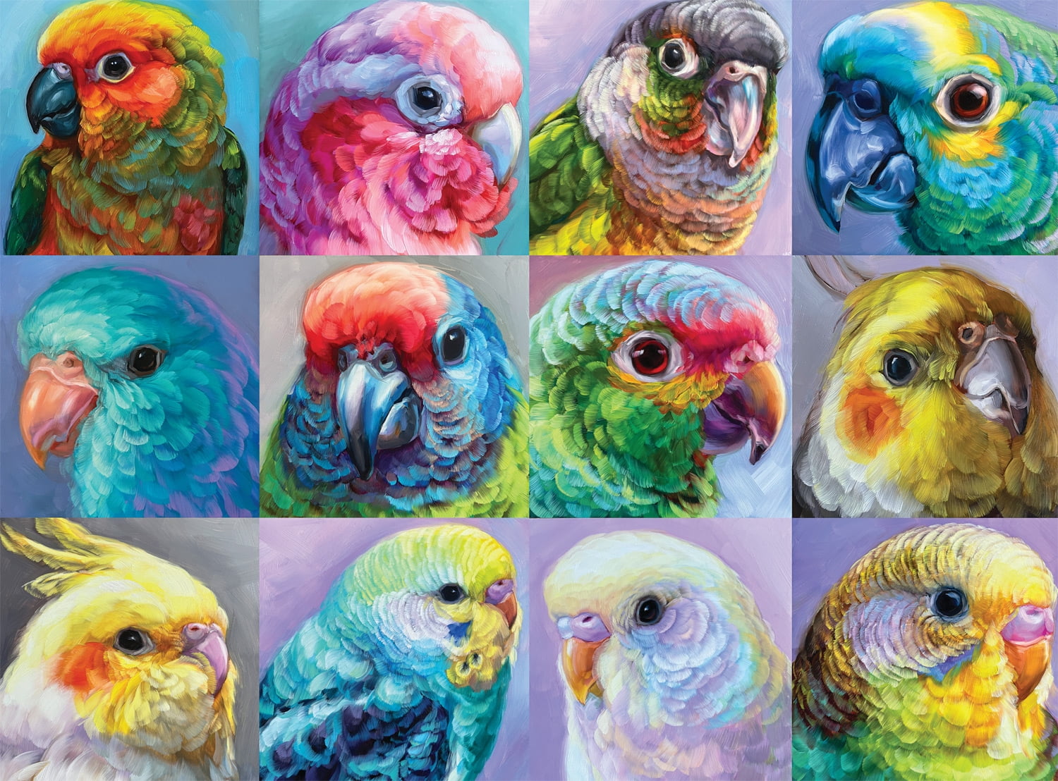 Buffalo Games 1000-Piece Parrot Perfection Interlocking Jigsaw Puzzle for Adults Ages 14+