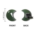 thumbnail image 2 of WIRESTER Set of 2pcs Crystal Moon Shaped Natural Gemstone Car Vent Clip Interior Decoration for Cars - Clear Quartz & Green Aventurine, 2 of 4