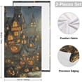 thumbnail image 2 of Dreamtimes Castle Jack-o'-Lantern Hand Towels 2 Pack, Ultra Soft and Highly Absorbent, Halloween Night Decorative Fingertip Towel for Home, Bathroom, Kitchen, 2 of 5