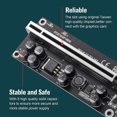 thumbnail image 2 of Ver 009S Plus PCIe Riser PCI Express 1x a 16X Adaptador SATA 15Pin a 6Pin, 2 of 9