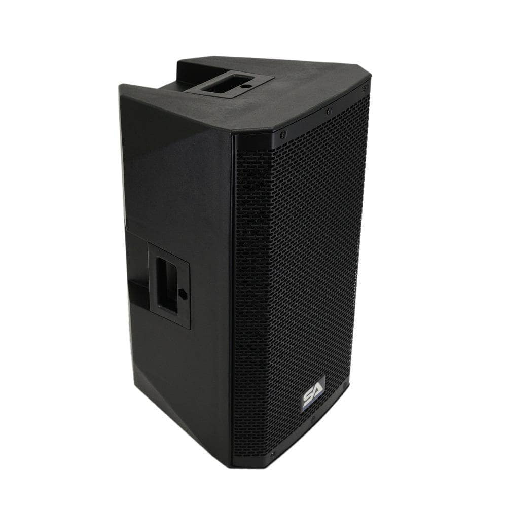 Seismic Audio - Riot-12 - Pair of Powered 12" 1000 Watt PA /DJ Speakers with Bluetooth, DSP, Built in Mixer & Class D Amplifier