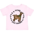 thumbnail image 3 of Inktastic Future Goat Farmer with Cute Goats and Hoof Prints Boys or Girls Toddler T-Shirt, 3 of 5