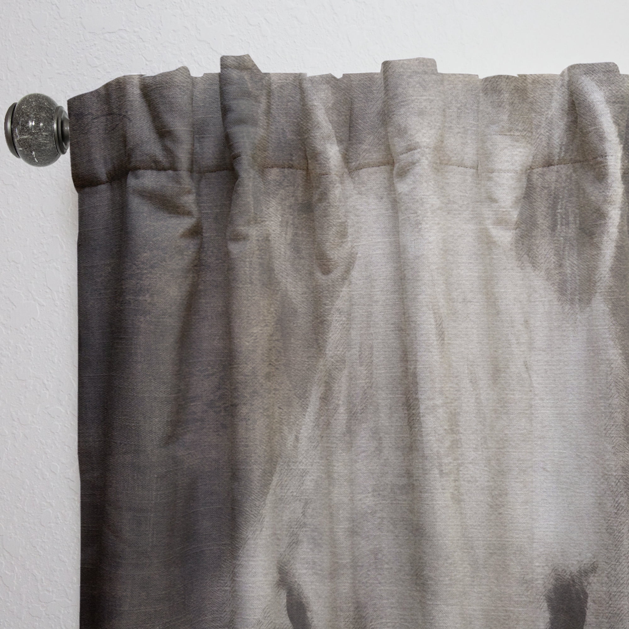 Designart 'Farmhouse Horse Portrait III' Farmhouse Curtain Panel