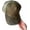 Forest Leaf, variant on Flower Patch Burned Suede Trucker Hat, Vintage Distressed Baseball Cap with Turquoise Stone Chain, Mesh Back Wildflower Vibes