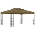 thumbnail image 2 of vidaXL Gazebo Patio Pavilion Outdoor Canopy Tent Shelter Powder-Coated Steel, 2 of 8