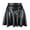 Black, variant on Ediodpoh Leather Skirt Fashion Lady High Waist Creased Pleated Solid Casual Basic Sun Leather Skirt Womens Skirt Coffee M