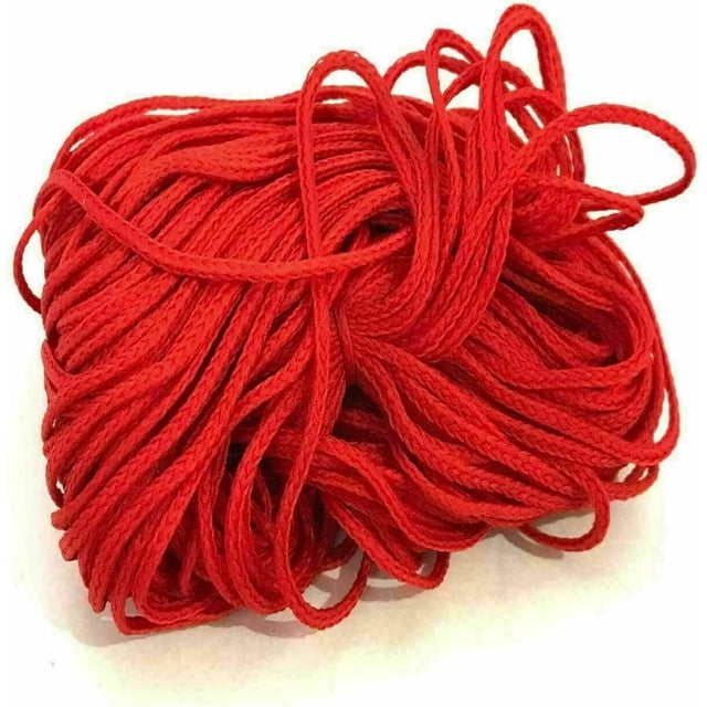 Religious Red Thread for Necklace / Pendent, Spiritual Raksha Sutra Nazar Dhaga Evil Eye Protection Thread Religious Silk Thread (Red), 24 Inches