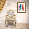 thumbnail image 3 of Hanson, Jackie 19x24 Gold Ornate Wood Framed with Double Matting Museum Art Print Titled - Lively II, 3 of 4