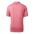 thumbnail image 3 of Men's Cutter & Buck Heathered Red Atlanta Braves Forge Stretch Polo, 3 of 3