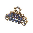 thumbnail image 1 of 1 Pce Pince à Cheveux Rétro en Cristal, Pince à Cheveux Mode, Accessoires pour Cheveux en Alliage pour Femmes et Filles, Bleu, 1 of 9